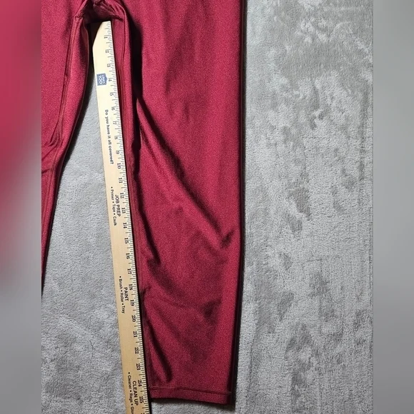 Athleta Women's Elation Shine Tight Leggings Maroon‎ 3X. - Picture 4 of 14